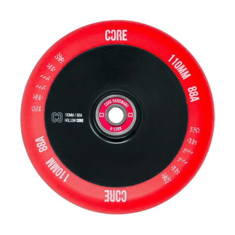 CORE Hollow Stunt Scooter Wheel V2 110mm - Red/Black - Pair £59.90